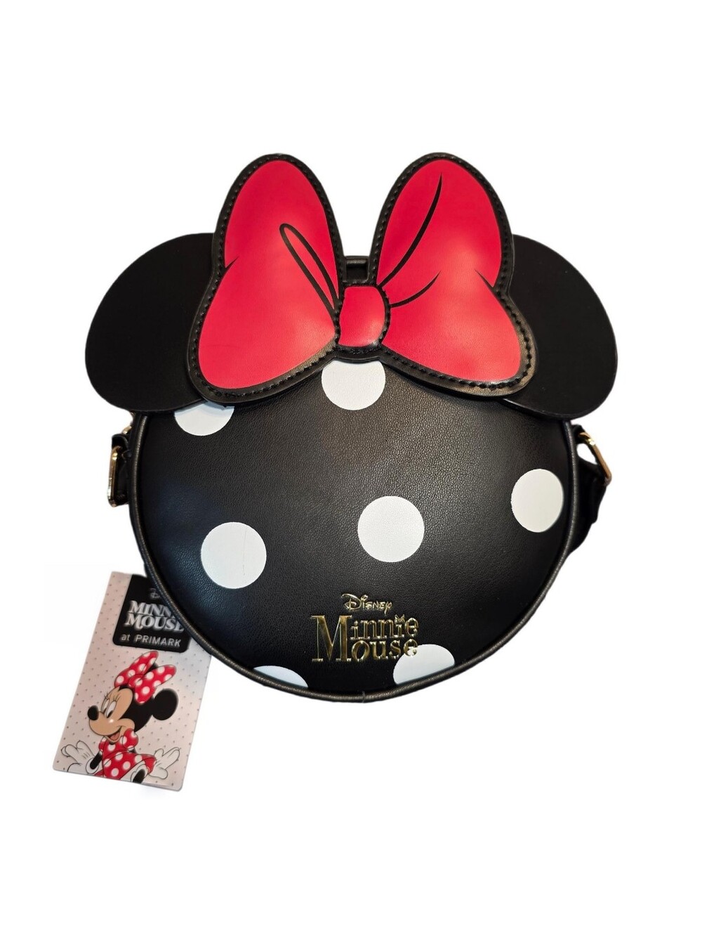 Disney x Primark Minnie Mouse Black, White & Red Polka Dot Crossbody Bag - NWT